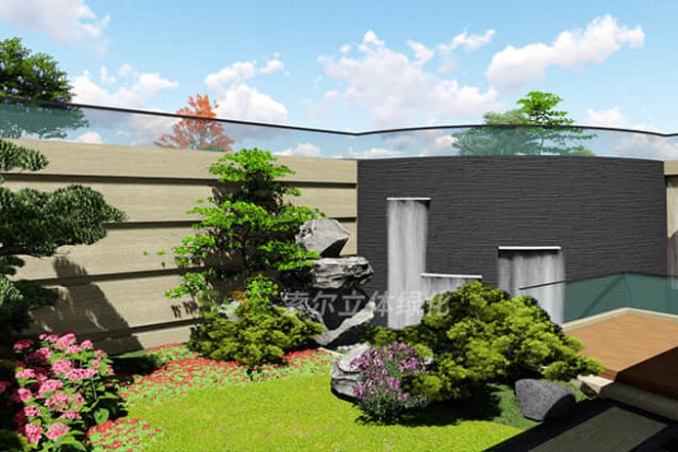 屋頂花園景觀設(shè)計(jì)效果圖