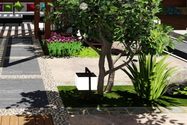 庭院照明設計效果圖