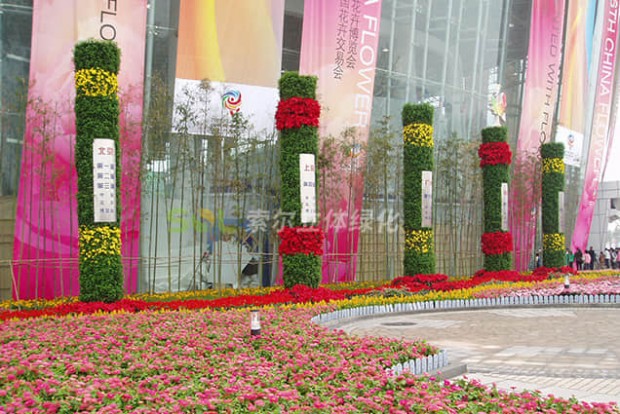 花柱景觀設(shè)計(jì)實(shí)際效果圖